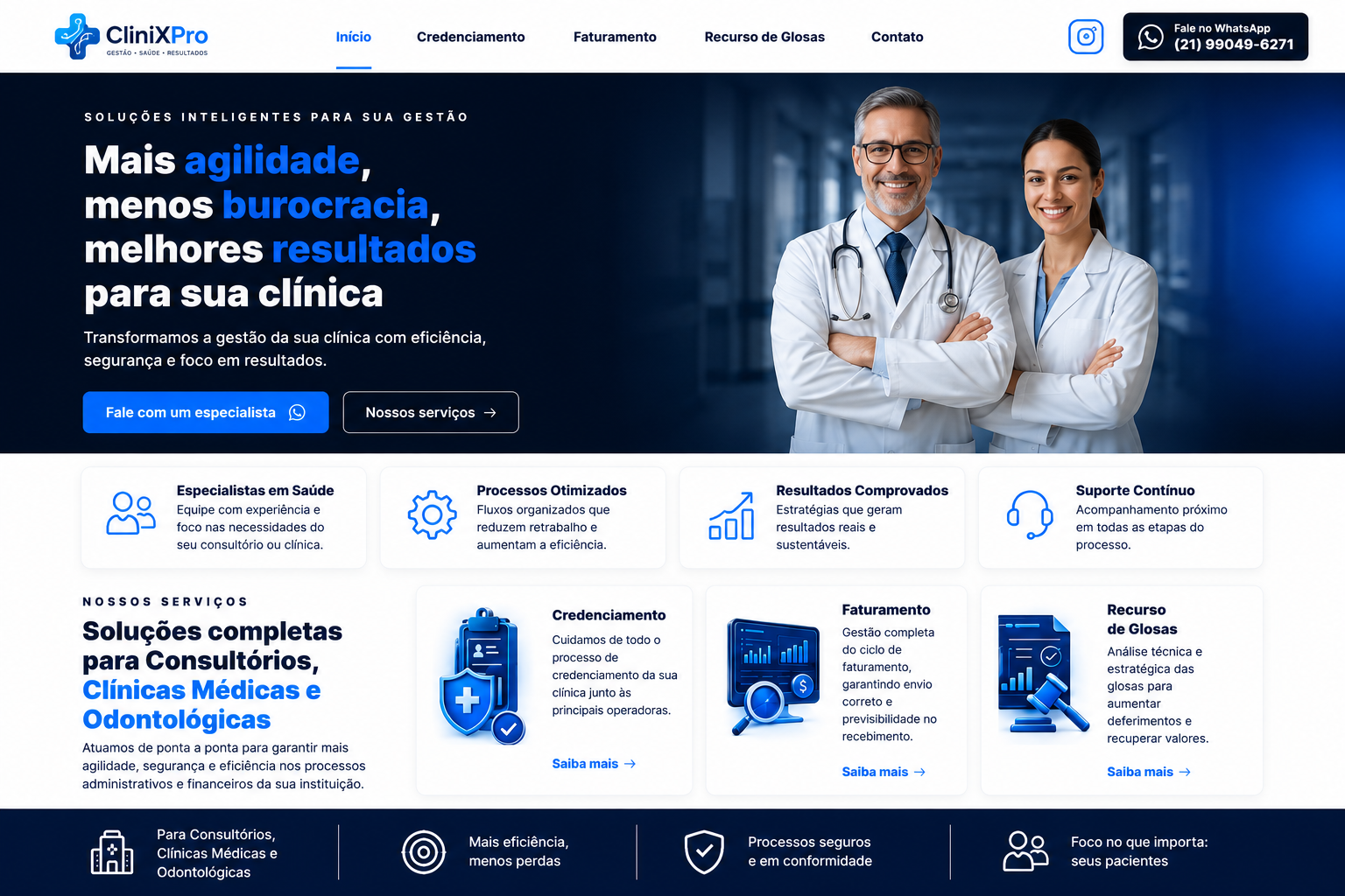 ClinixPro - Soluções inteligentes para sua gestão